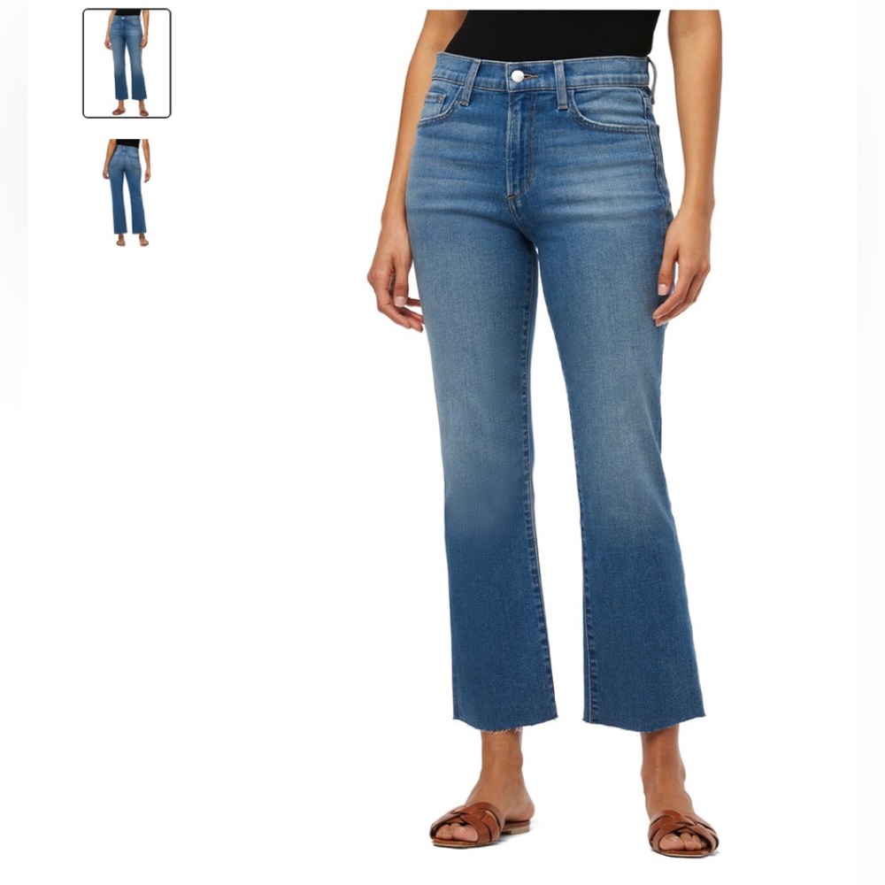 JOE'S Jeans The Callie Glimpse Cropped Raw Hem Bootcut Jean, NWT